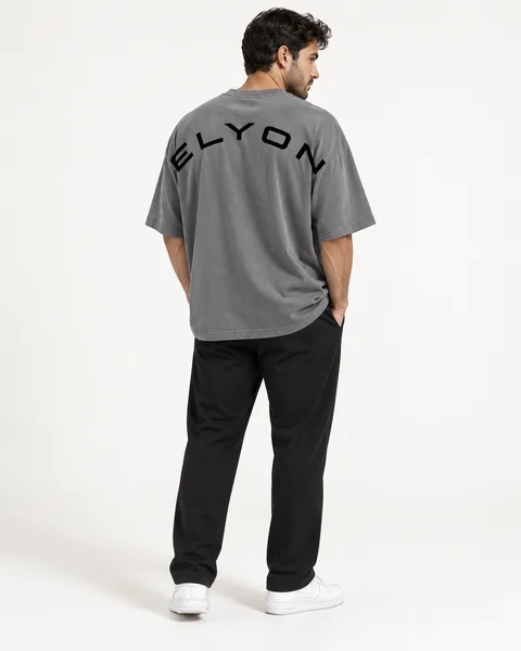 ARC Oversized Tee Gris, espalda