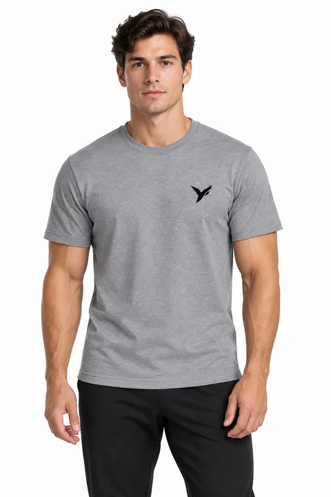 CORE Tee Gris, frontal