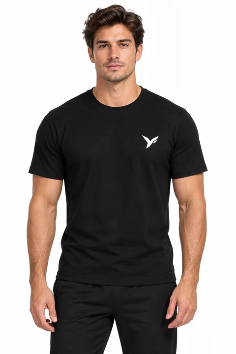 CORE Tee Negro, frontal