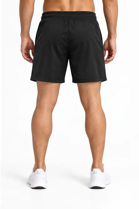 ESSENTIAL 7″ Short Negro, espalda