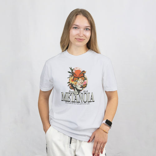 Camiseta Oversized Feminina |  METANOIA Romanos 12:2