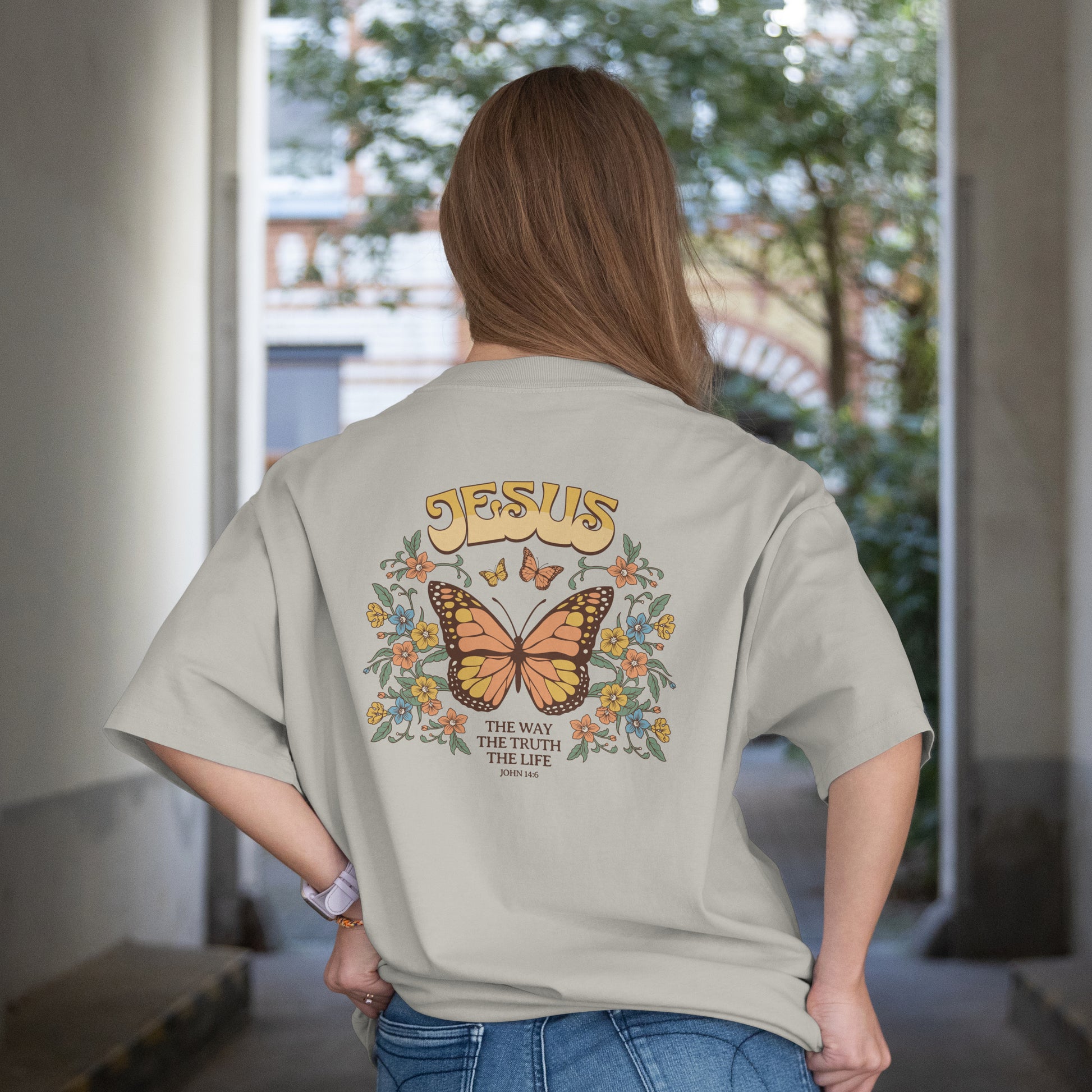 Camiseta Oversized Feminina | JOHN 14:6