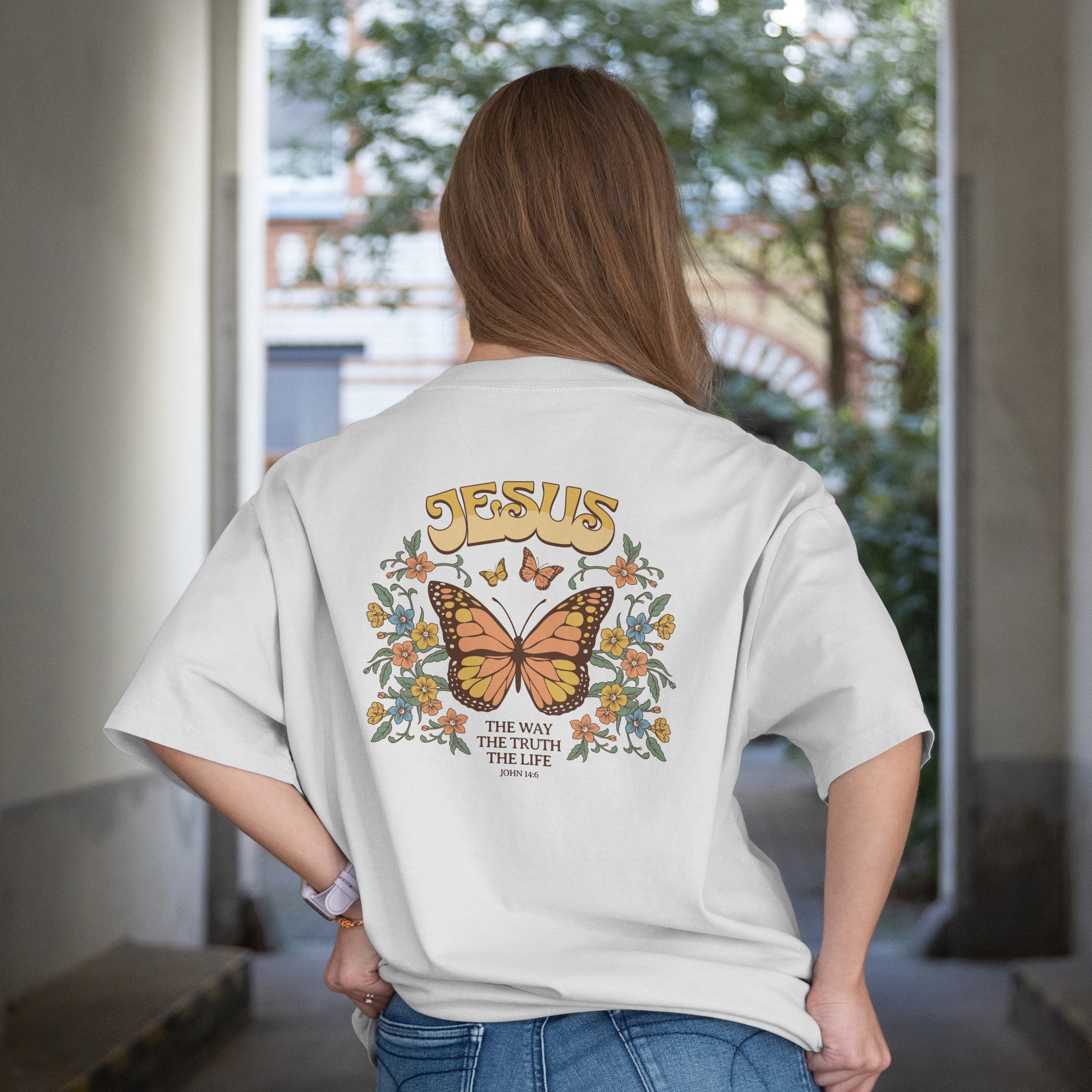 Camiseta Oversized Feminina | JOHN 14:6