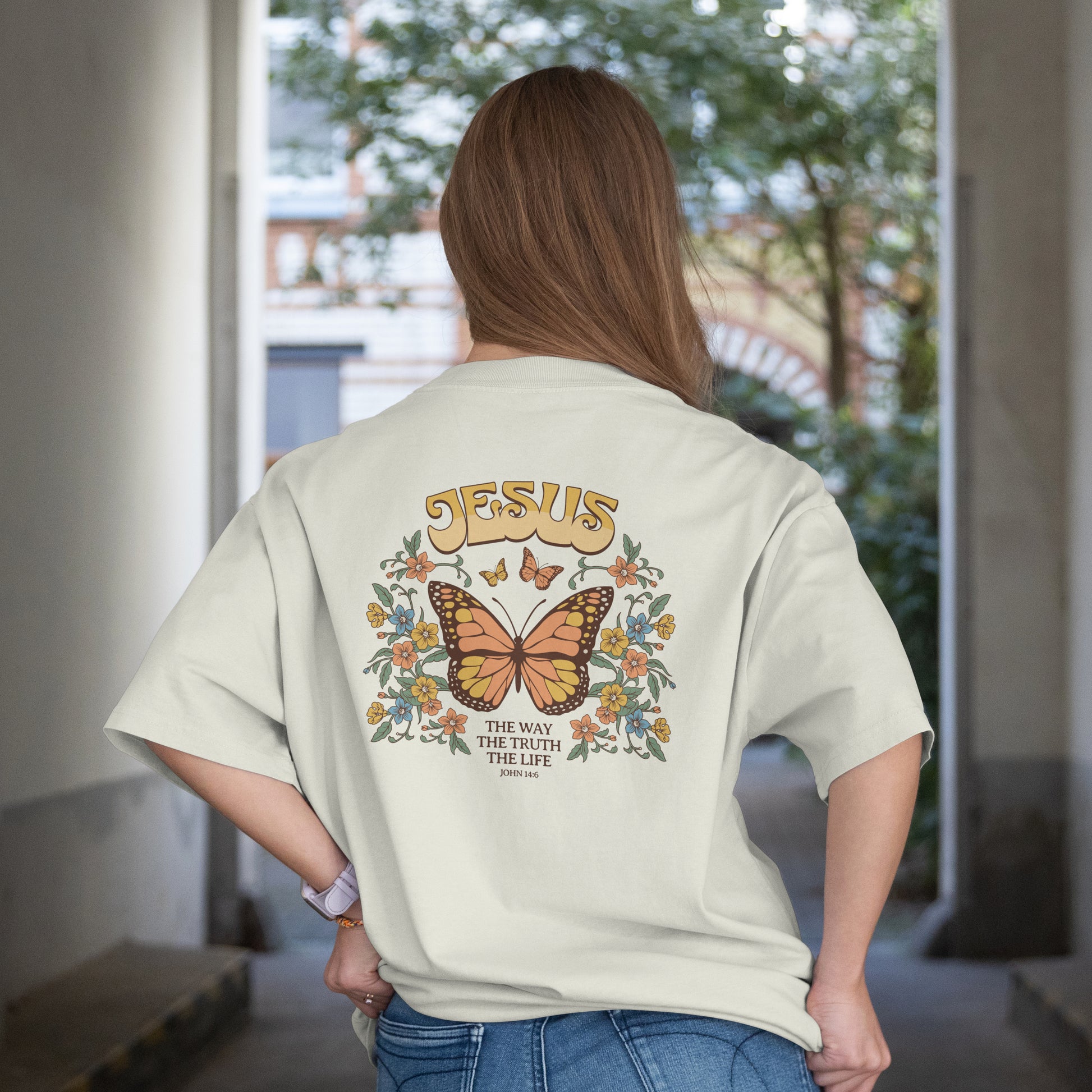 Camiseta Oversized Feminina | JOHN 14:6