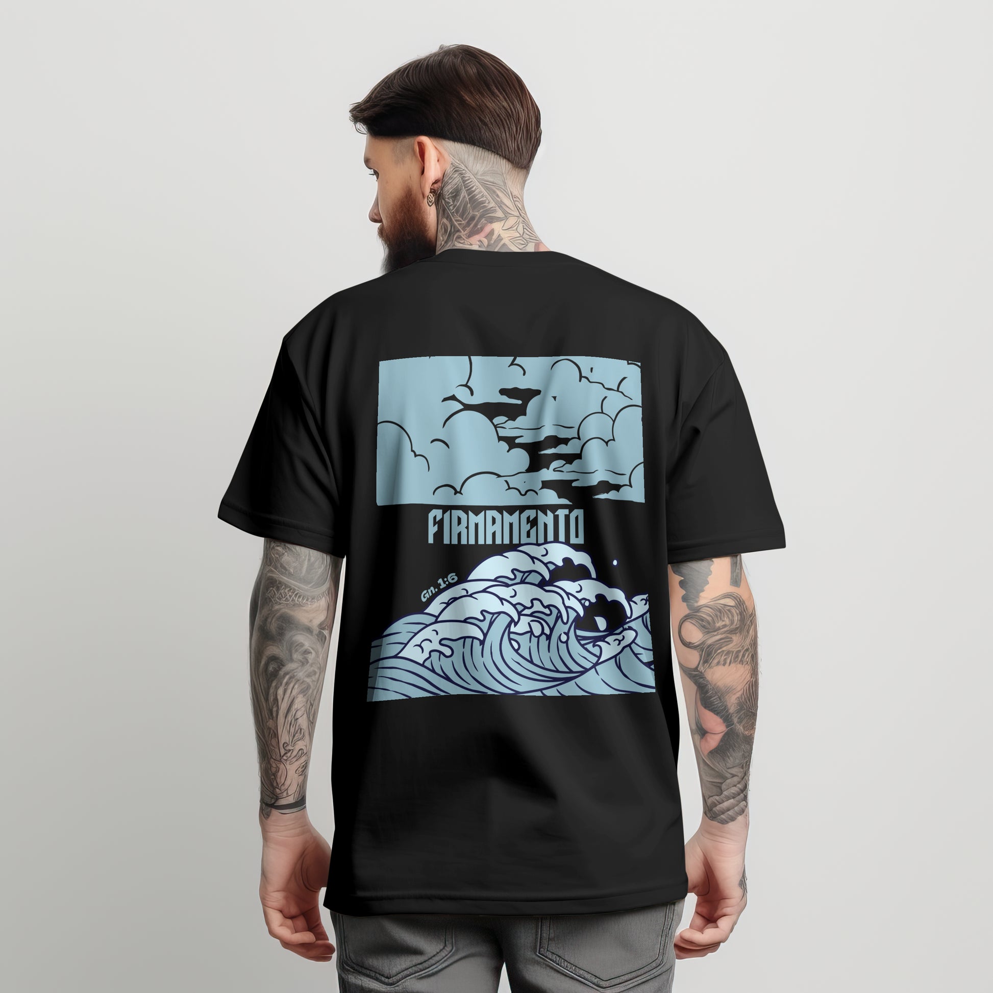 Camiseta oversized Gênesis - Day 02 | Firmamento