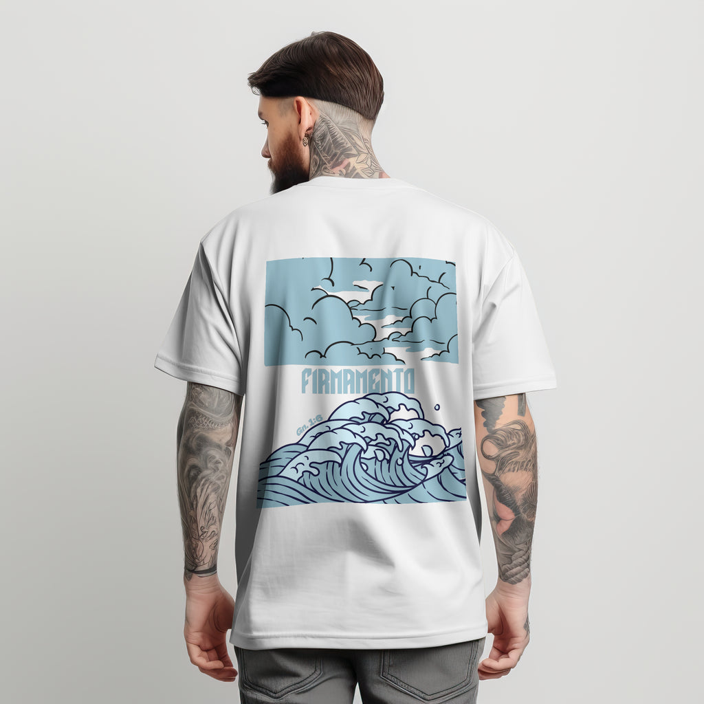 Camiseta oversized Gênesis - Day 02 | Firmamento