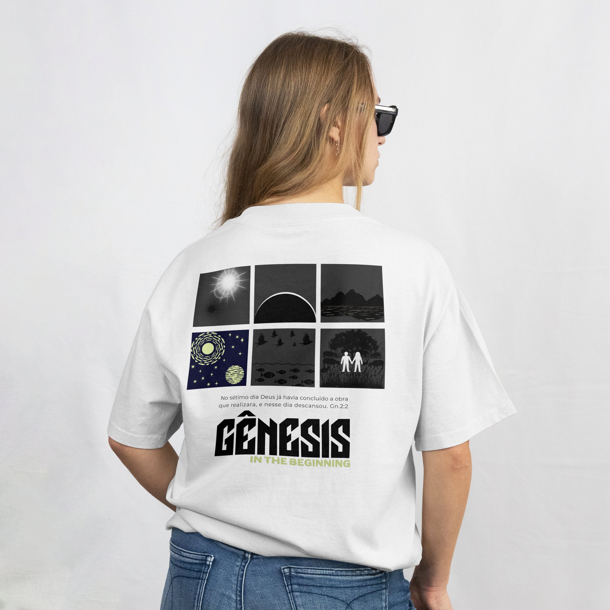 Camiseta Oversized Gênesis In the beginning