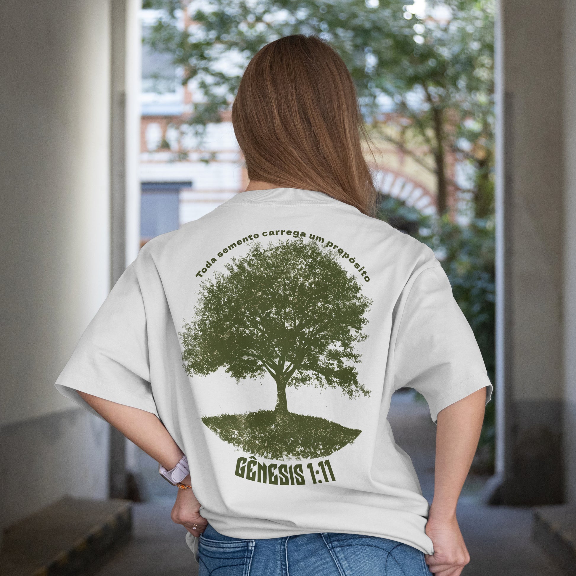Camiseta oversized Gênesis - Day 03 | E a terra produziu vida