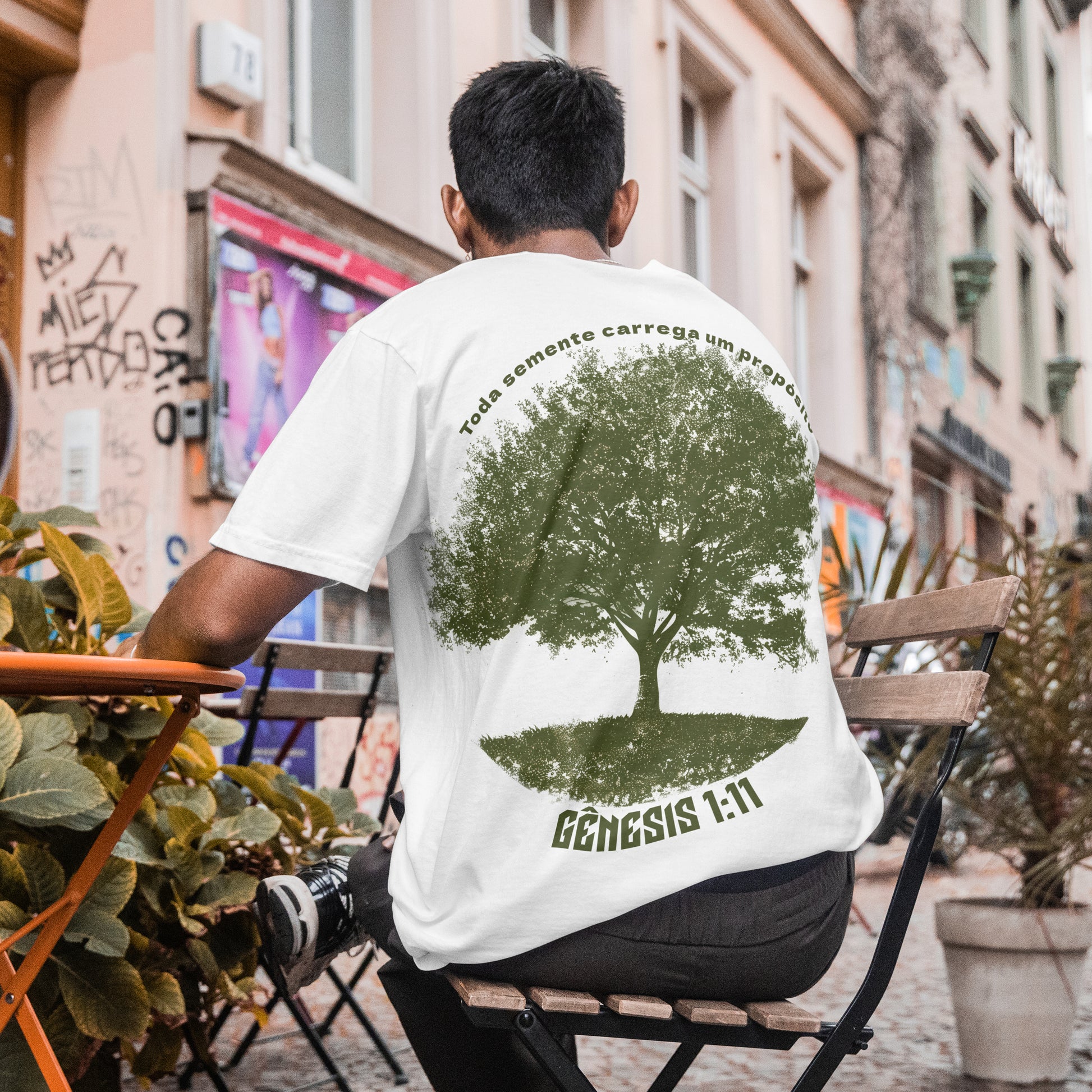 Camiseta oversized Gênesis - Day 03 | E a terra produziu vida