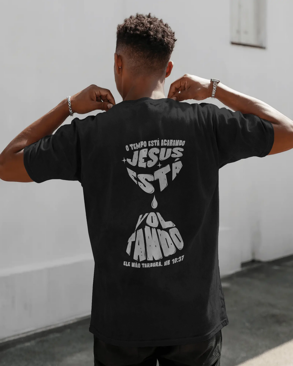 Camiseta Oversized Elyon | Jesus está voltando