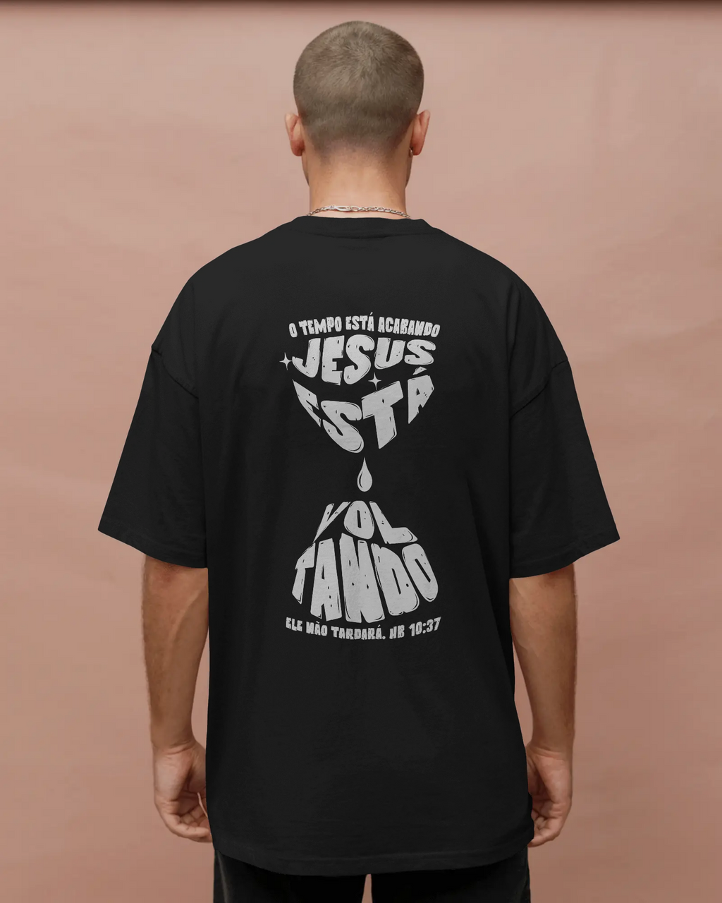 Camiseta Oversized Elyon | Jesus está voltando