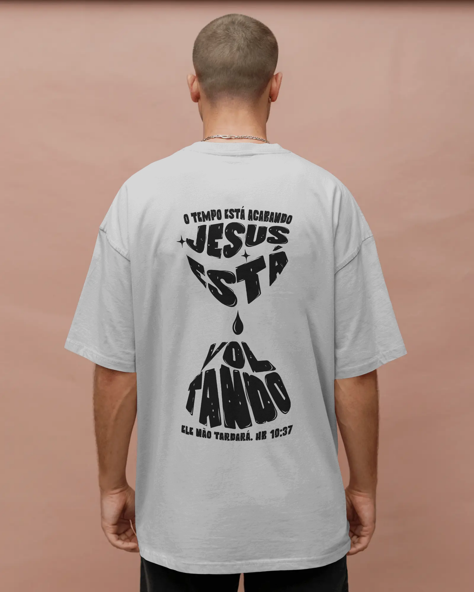 Camiseta Oversized Elyon | Jesus está voltando