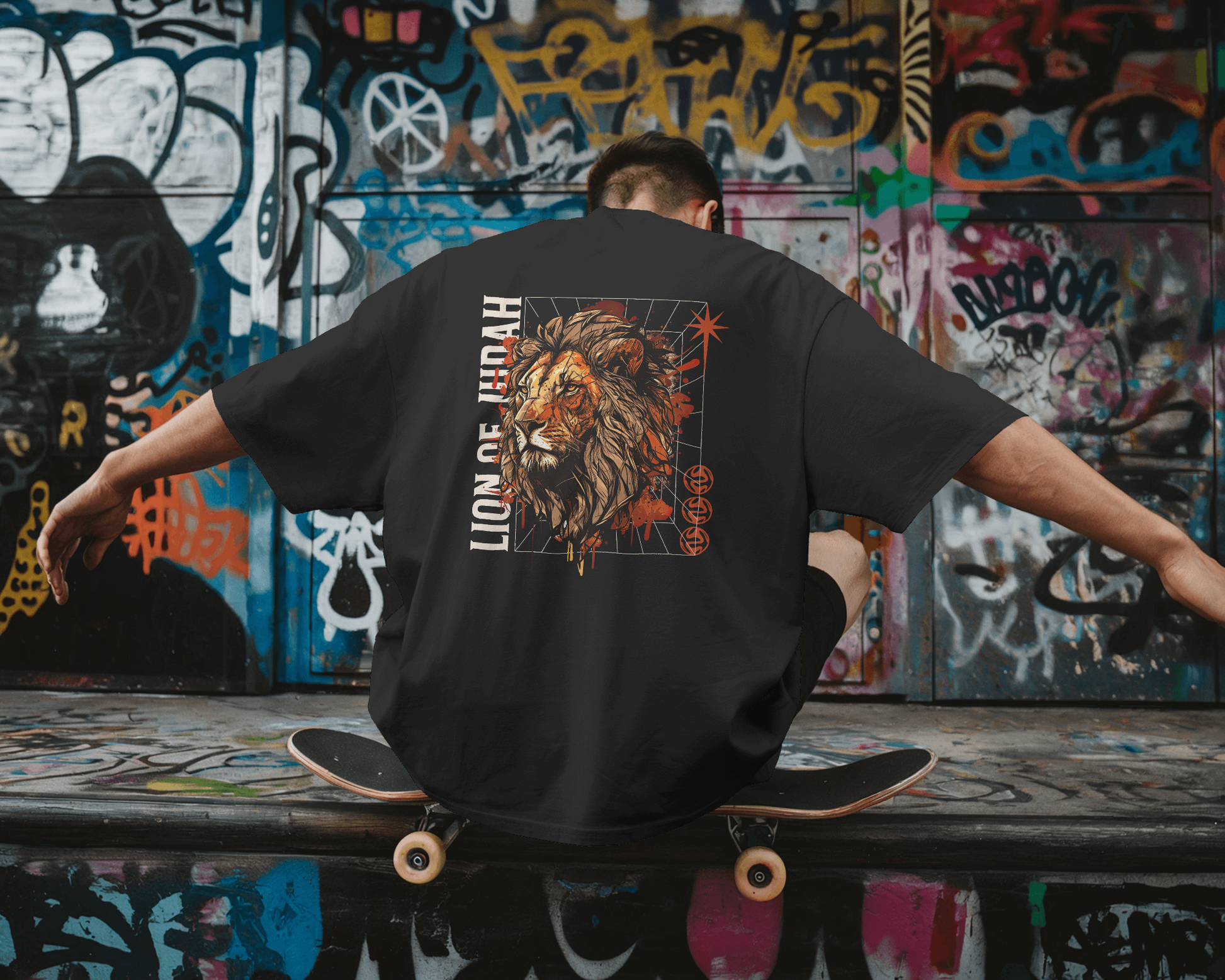 Camiseta Oversized | LION OF JUDAH